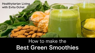 How to Make a Green Smoothie — 5 Step Template whole food vegan oilfree [upl. by Xymenes]