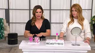 BeautyBio Plumping Booster Serum ZenBubble Gel Cream Mini on QVC [upl. by Ahsiugal]