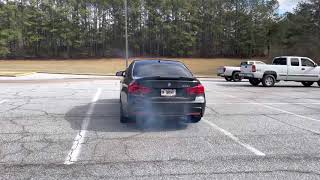 Straight Pipe BMW N20 No Cats Bootmod3 Burples Insanely Loud [upl. by Ynavoj]