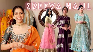 Affordable Lehenga Haul from Kreeva  Is it worth your money [upl. by Corley]