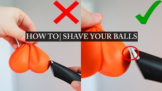 How To Shave Your Balls Without Cutting Yourself  How To Shave Down There For Guys [upl. by Haymes]