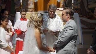 Exchanges of Wedding Vows and Rings at Saint Davids Parish in Maple Ontario [upl. by Tayyebeb]