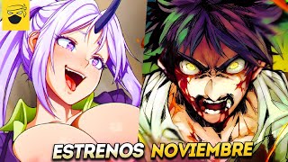 ESTRENOS ANIME NOVIEMBRE 2023 NETFLIX Crunchyroll Disney Animeflv xd y más [upl. by Glarum605]