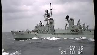 HMAS Westralia amp Brisbane RAS UNREP accident Houston we have a problem [upl. by Hayikaz414]