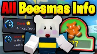 ALL BEESMAS RELEASE INFO  Bee Swarm Simulator Update [upl. by Hsak977]