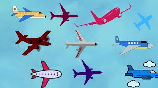 10 Little Aeroplanes  Nursery Rhymes amp Baby Songs  Aeroplane  Airplanes Song [upl. by Mahmud]