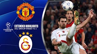 Manchester United vs Galatasaray Extended Highlights  UCL Group Stage MD 2  CBS Sports Golazo [upl. by Nylhtiak]