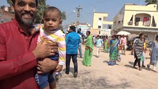 Srishtis Mundan Chilkur Balaji Temple  Hyderabad Mundan  9 Month Baby Mundan [upl. by Melicent]