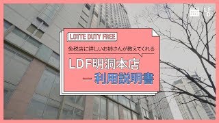 LDF 取り扱い説明書 ep1 ロッテ免税店 明洞本店編 🙋 [upl. by Weasner]