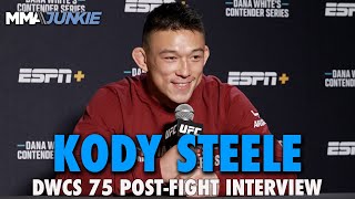 New UFC Signee Kody Steele Thinks He Could Submit Charles Oliveira in Grappling Match  DWCS 75 [upl. by Ttirb]