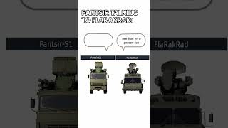 Pantsir talks to FlaRakRad warthunder shorts english funny memes [upl. by Sirrap]