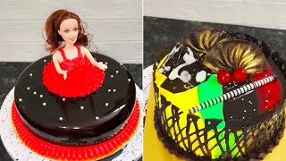 1kg Chocolate Barbie Doll Cake Design  Amazing Chocolate Garnish Cake Design cake [upl. by Mcculloch]