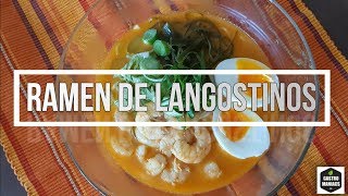 Como hacer ramen Ramen de langostinos  Gastromaniacs [upl. by Pease745]