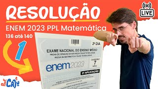 🔴 ENEM 2023 PPL Live 01 Questões de 136 até 140 [upl. by Bussey]