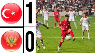 Turkey  MONTENEGRO 10  Uefa Nations League [upl. by Enirbas]