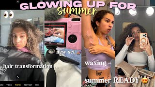 MAINTENANCE vlog GLOW UP w me for SUMMER  cutting my hair nails hair removal  more 💅🏽 [upl. by Bashuk]