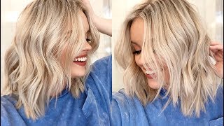 HOW TO EASY WAVES TUTORIAL  Short to Medium Length Hair [upl. by Dracir]