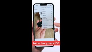 Retouche tes photos comme un pro avec iOS16  shorts [upl. by Nylkoorb]