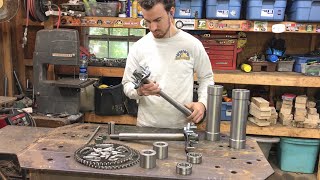 How to Make Dune Buggy Chain Drive Rear Hubs  Home Made  Part 1 [upl. by Niuq]