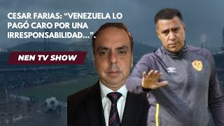 CESAR FARÍAS opina sobre LA VINOTINTO [upl. by Aihsirt232]