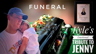 Funeral Kyles emotional Tribute to Jenny Apple He cant stop crying 😭 [upl. by Ennairak233]