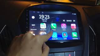 NEW ANDROID Hyundai ix35 Android with APPLE CARPLAY [upl. by Muriah]