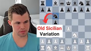 How Magnus destroyed the Old Sicilian Variation [upl. by Akina]