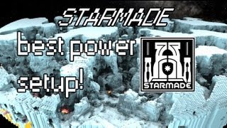 Starmade  Best Power Setup [upl. by Annert]