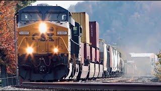 CSX Mixed Freight Train West Newton Pa Westbound on the Keystone Main Line October 30th 2024 [upl. by Mandych]