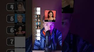 Ranking celebrities ASMR edition asmr relax shorts satisfying [upl. by Ravo121]