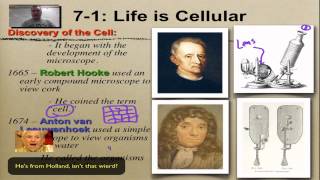 Chapter 7 Part 1  The Cell Theory [upl. by Farmelo]