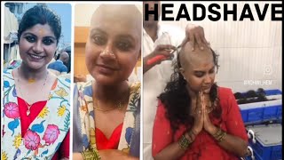 Tirupati headshave ❤️🙌🙏  Indian girl full headshave  Razor shave  temple headshave  headshave [upl. by Cid]