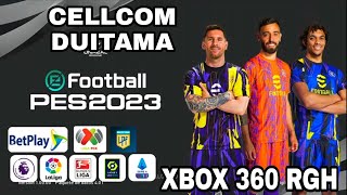 Pes 2023 para Xbox 360 Rgh  Efootball 2023 Xbox 360  Fichajes Temporada 2023  Kits 2023 [upl. by Alet]