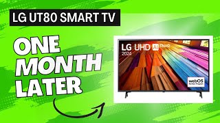 LG UT80 Smart TV One Month Later TV Review [upl. by Htbazile]