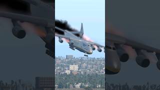 Emergency Landing Of A Big Airplane In Flight Simulator XPlane 11 [upl. by Alyag]