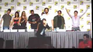 Zachary Levi  Chuck Panel Intro at 2009 SDCC JeffSter [upl. by Byrle]