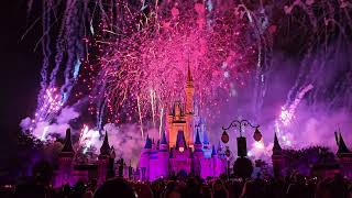 New Years 2024 Count Down at Walt Disney Worlds Magic Kingdom Fantasy in the Sky Fireworks [upl. by Dunson]