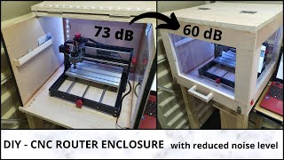 DIY  CNC ENCLOSURE  USING LEFTOVER WOOD ONLY [upl. by Ailgna799]