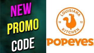 Popeyes Promo 2023  Popeyes Codes 2023  Popeyes Promos 2023 Free For You [upl. by Siroval]