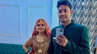 Janvi को लेकर आया अपने घर  Janvi Vishal shadi vlog [upl. by Tiram908]