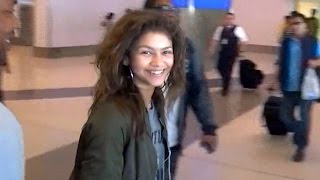 Zendaya Talks About Turning Oscars Controversy Into A Good Thing At LAX [upl. by Rosalyn893]