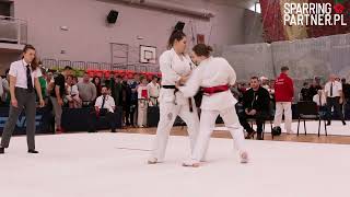 Natalia Wilczek vs Agnieszka Kostecka Mistrzostwa Polski OPEN Karate Kyokushin Warszawa 2024 [upl. by Geller457]