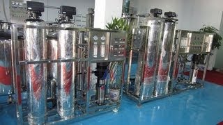 water treatment system Reverse osmosis underground water purification equipment RO Filter purifier [upl. by Ainitsirk]