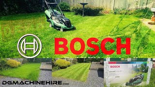 Bosch Cordless Lawn Mower Review  AdvancedRotak 36750 DEMO 2024 [upl. by Ave125]