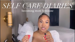 selfcare diaries becoming more feminine [upl. by Hamirak]