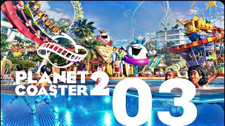 Planet Coaster 2 Career Mode Part 3 Water Park no commentary [upl. by Nosbig]