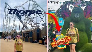 Thorpe Park To Chessington In 1 Day 2 Parks 1 Day Vlog amp Adventure August 2024 [upl. by Retxed]