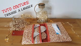 tuto couture trousse à langer [upl. by Evvie]