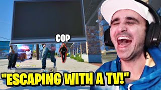 Summit1g Reacts to HILARIOUS GTA RP Clips on ProdigyRP [upl. by Ilan579]