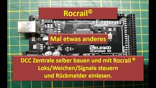 Rocrail und DCCpp eine preiswerte Zentrale für die MoBa und was kann man damit machen [upl. by Anayra965]